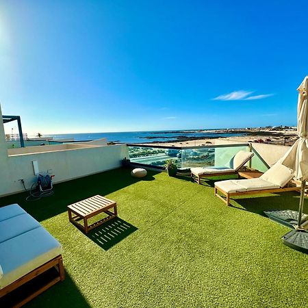 Apartamento Villa Bruno Con Vistas Al Mar, Primera Linea De Playa Cotillo Eksteriør billede